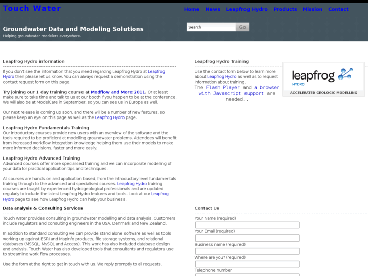 www.touch-water.net