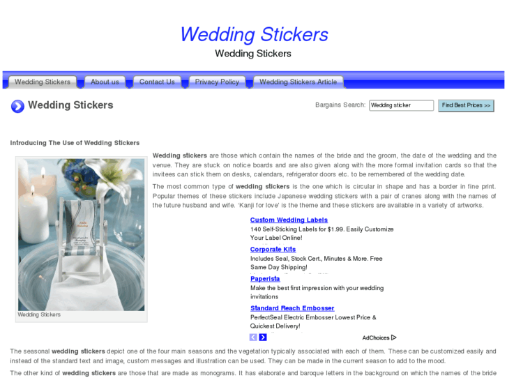 www.weddingstickers.org