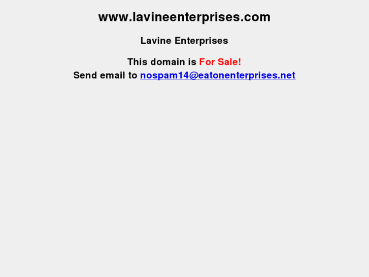 www.lavineenterprises.com