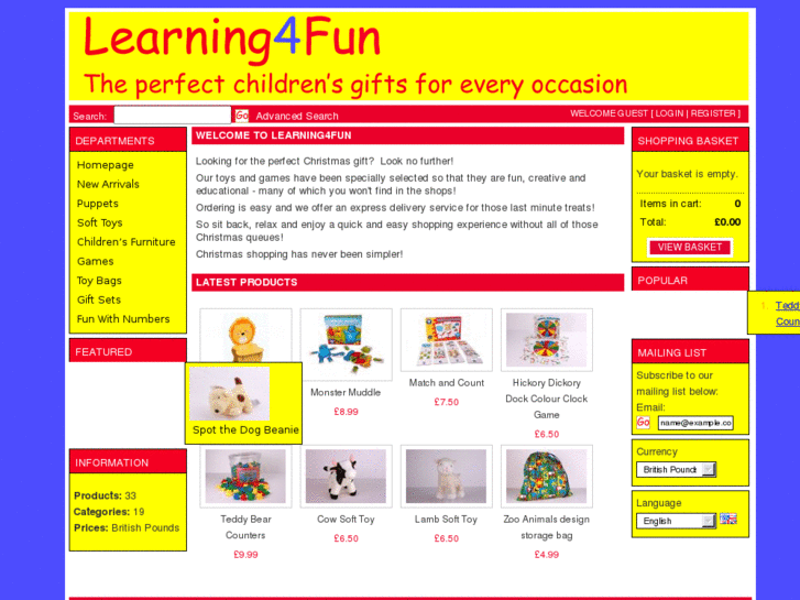 www.learning4fun.co.uk