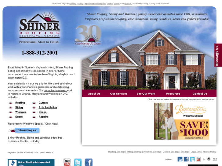 www.shinerroofing.com