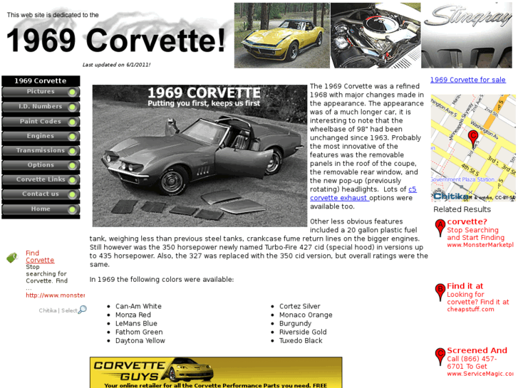 www.1969-corvette.com