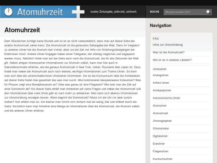 www.atomuhrzeit.com