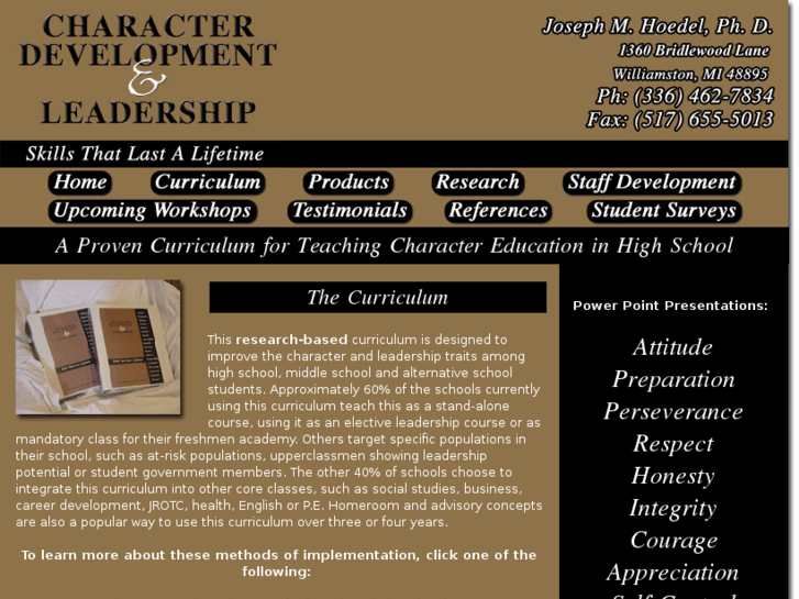 www.characterandleadership.com