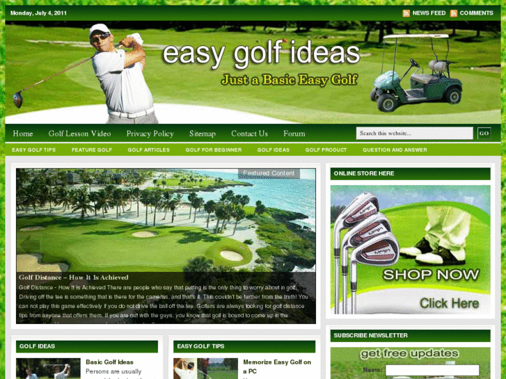 www.easygolfideas.com