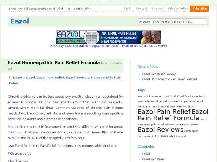 www.eazolhomeopathicpainrelief.com