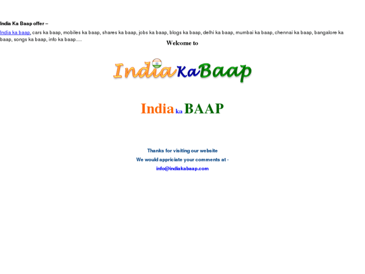 www.indiakabaap.com