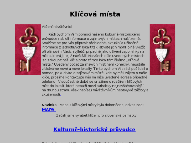 www.klicovamista.cz