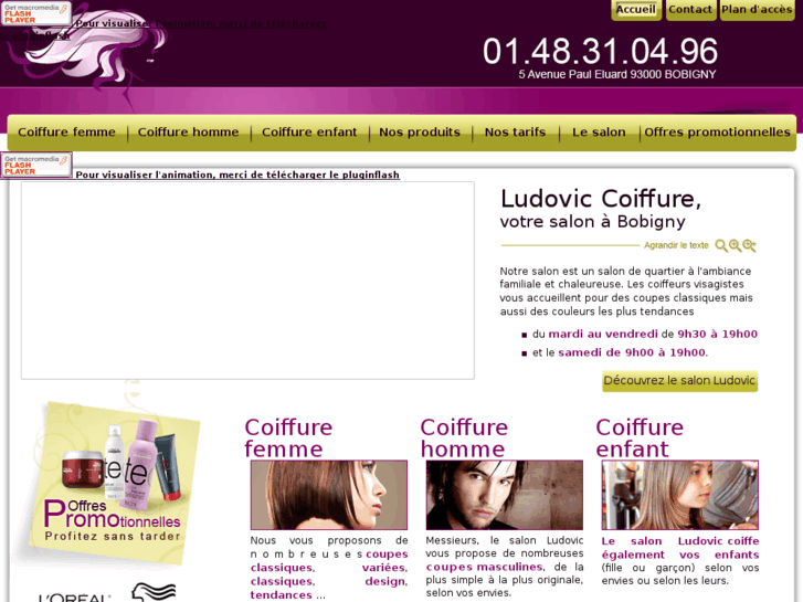 www.ludovic-coiffure.com