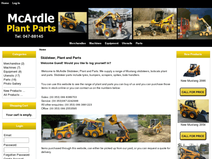 www.skidsteerandplantparts.com