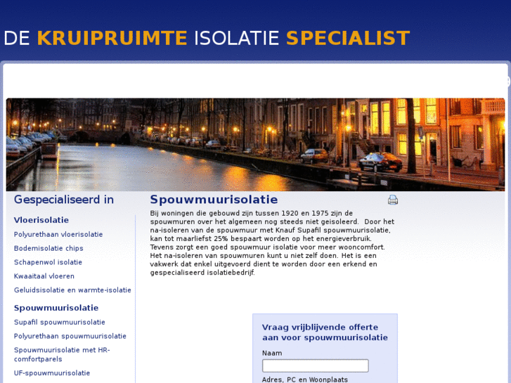 www.spouwmuurisolatie.info