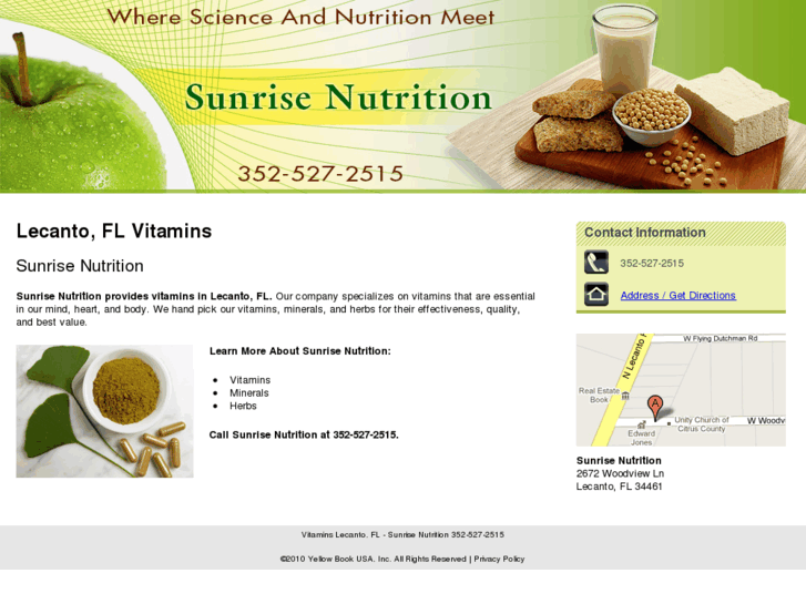 www.sunrisenutrition.net