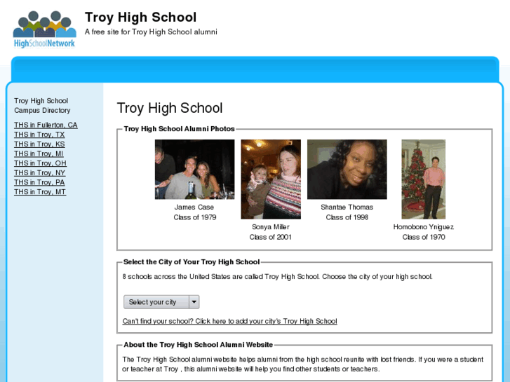 www.troyhighschoolalumni.org