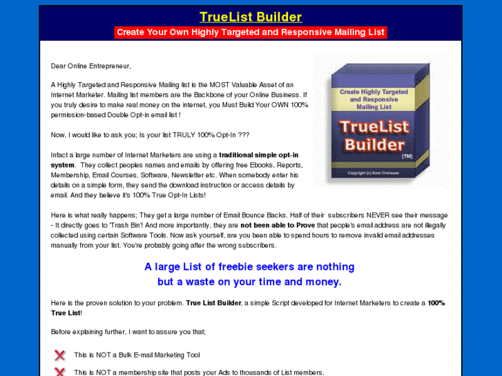 www.truelistbuilder.com