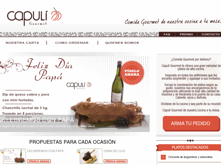 www.capuligourmet.com