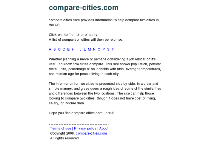 www.compare-cities.com