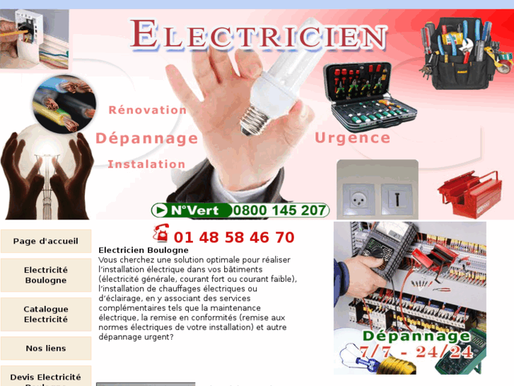 www.electricienboulogne.net