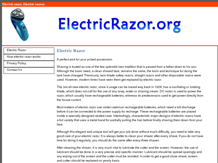 www.electricrazor.org