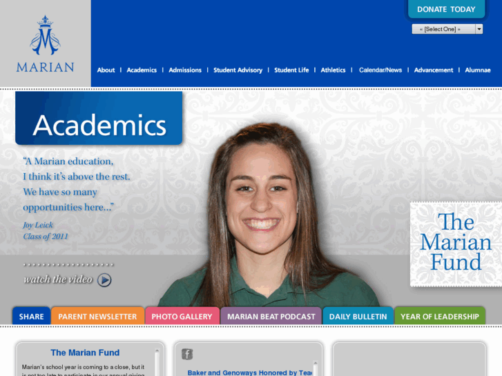 www.marianhighschool.net