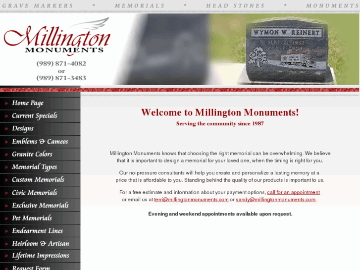 www.millingtonmonuments.com