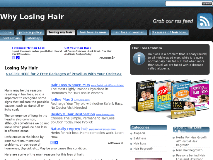 www.whylosinghair.com