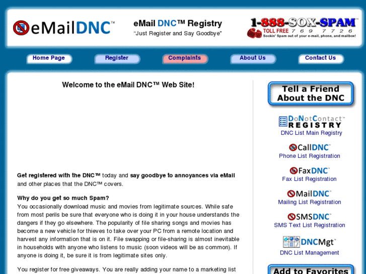 www.emaildnc.com