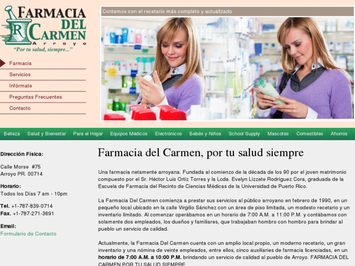 www.farmaciadelcarmen.com