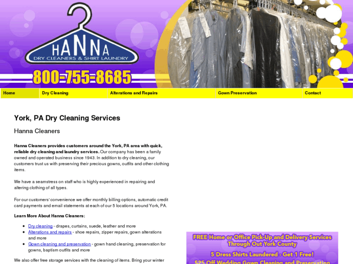 www.hannacleaners.net