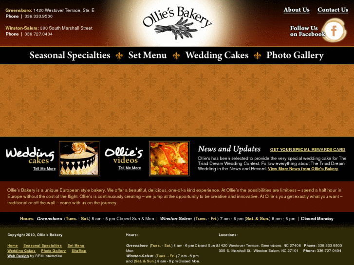 www.olliesbakeries.com