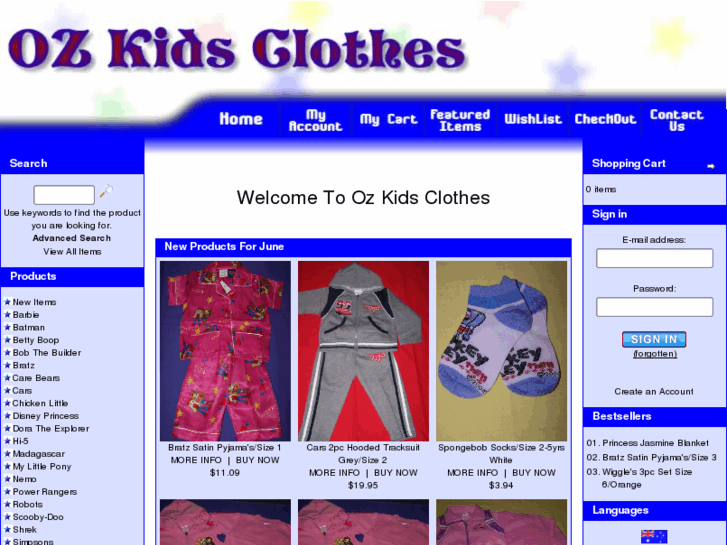 www.ozkidsclothes.com