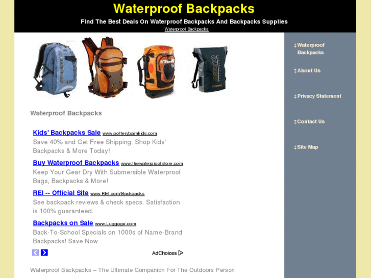 www.waterproofbackpacks.net