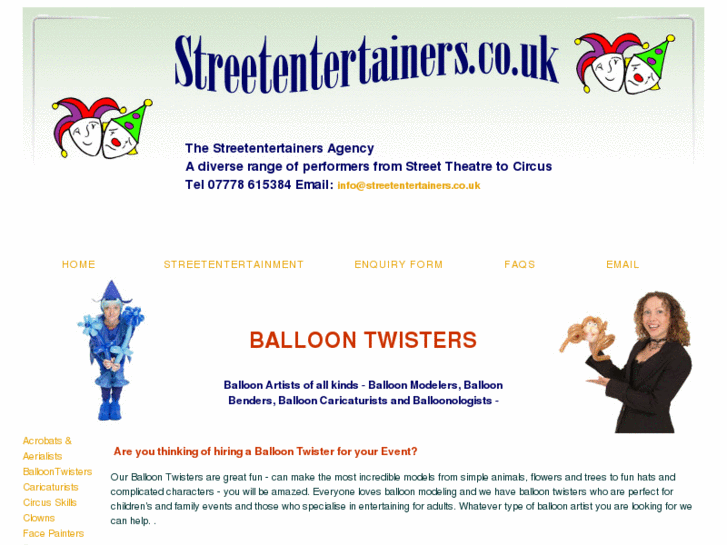 www.balloonentertainers.com