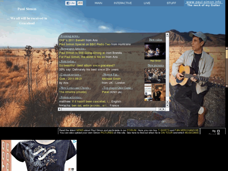www.paul-simon.info