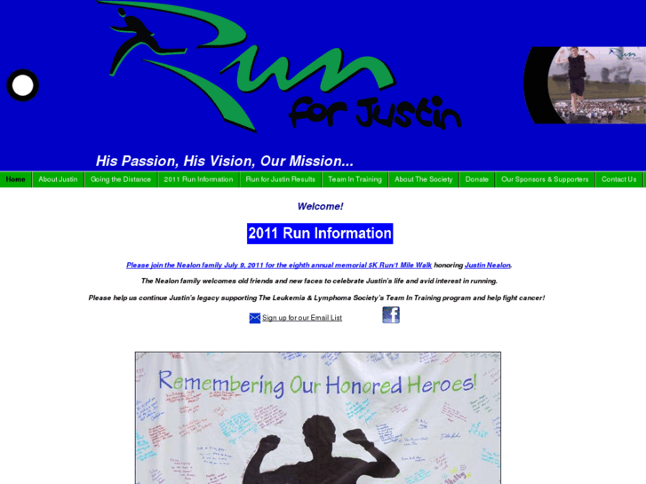 www.runforjustin.org