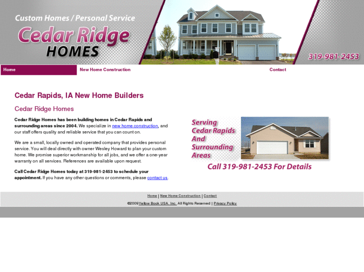 www.cedarridgehomesinc.com