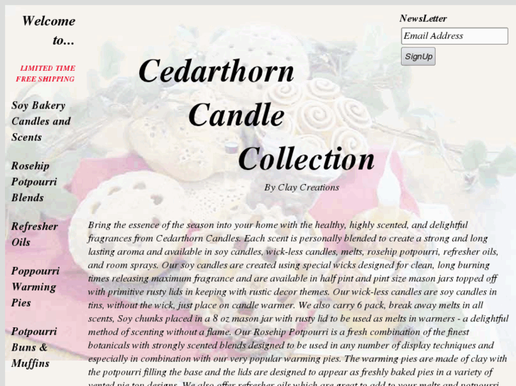 www.cedarthorncandles.com