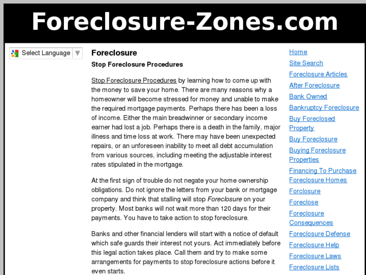 www.foreclosure-zones.com