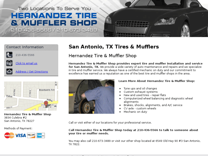 www.hernandeztireandmufflershop.com