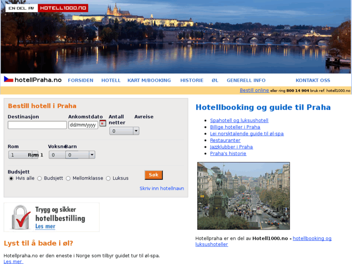 www.hotellpraha.no