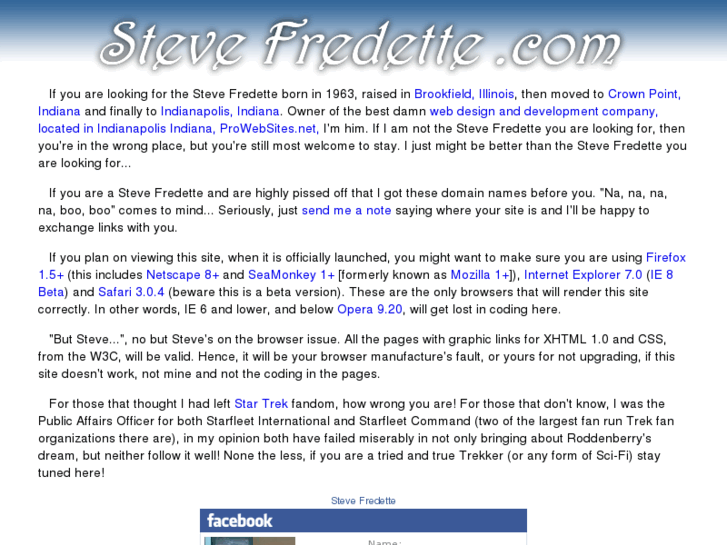 www.stevefredette.com