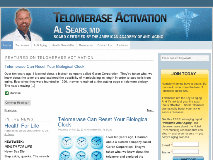 www.telomeraseactivation.org