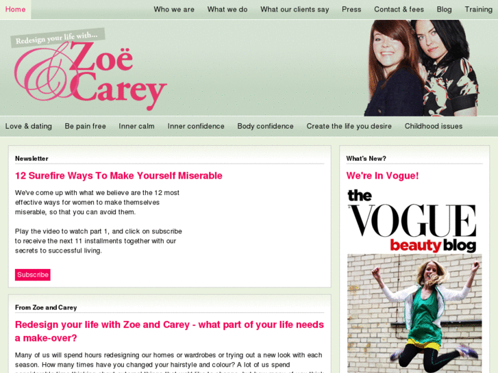 www.zoeandcarey.com