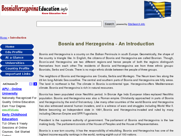 www.bosniaherzegovinaeducation.info