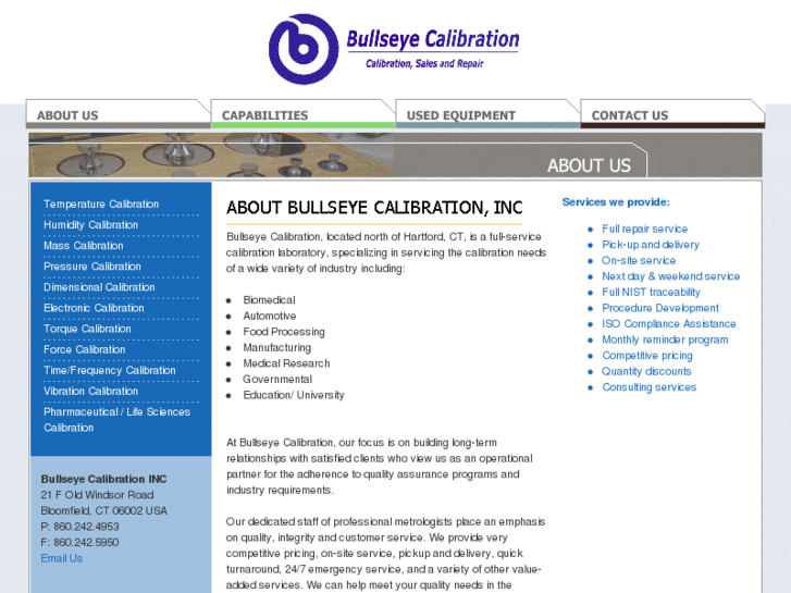 www.bullseyecalibration.com