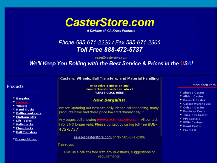 www.casterstore.com
