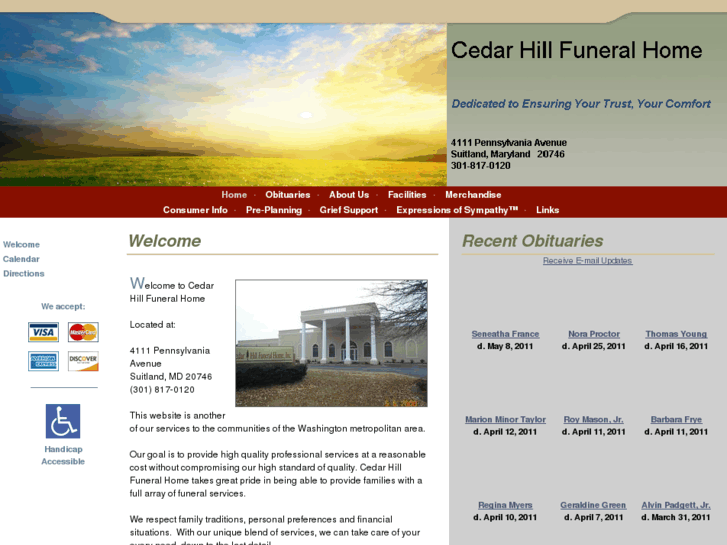 www.cedarhillfuneralhome.com
