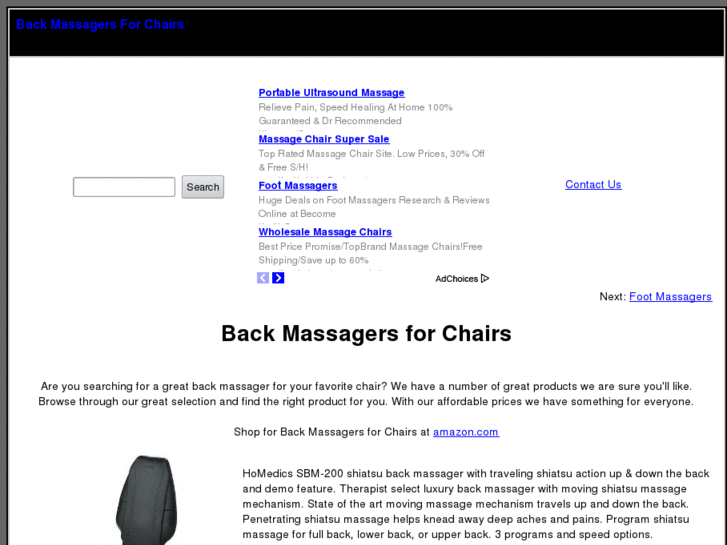 www.backmassagersforchairs.com