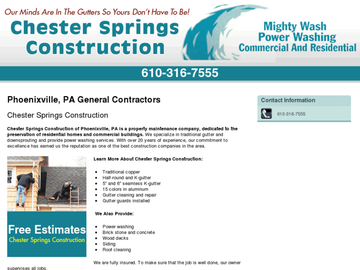 www.chesterspringsconstruction.com