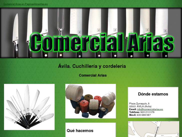 www.comercialarias.es