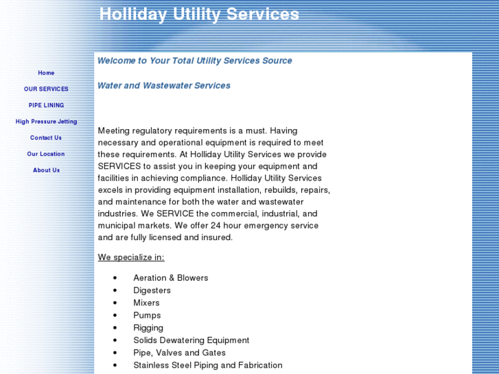www.hollidayutilityservices.com
